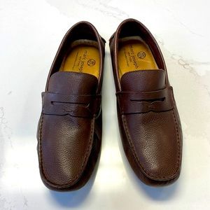 MARC JOSEPH NEW YORK MENS LOAFER SIZE 11 COLOR BROWN